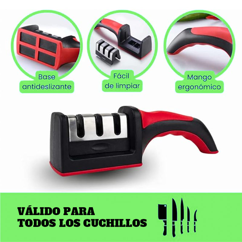 Pack Afilador de Cuchillo + Moledor de Ajo